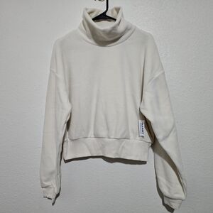 Old Navy Off-White Turtleneck Top